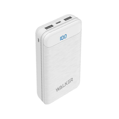 Зовнішній акумулятор Walker WB-525 20000 mAh white