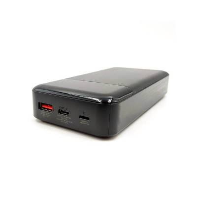 Зовнішній акумулятор XO PR192 QC 18W PD 20W 20000 mAh black