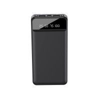 Зовнішній акумулятор XO PR162 10000 mAh black