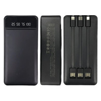 Зовнішній акумулятор XO PR164 30000 mAh black