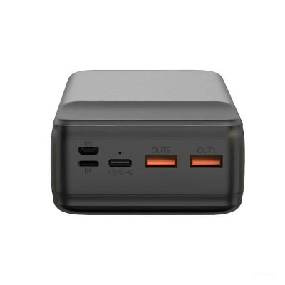 Зовнішній акумулятор XO PR201 PD 65W QC 22.5W 30000 mAh black