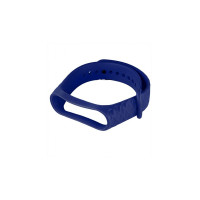 Ремінець для Xiaomi Mi Band 5, 6, 7 Rhombus silicone dark blue