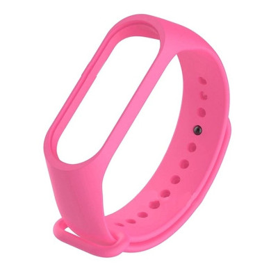 Ремінець для Xiaomi Mi Band 3, 4 silicone crimson