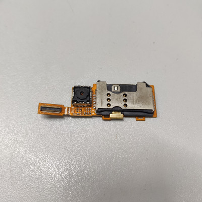Шлейф з камерою та конектором SIM LG P520